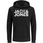 JACK & JONES Tréning póló fekete / fehér