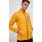 Férfi Elasztán Sárga Jack Wolfskin Routeburn Sportos kabátok Fenntartható forrásból - Vízálló S-es 