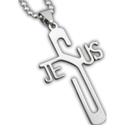 Jézus feliratú kereszt nyaklánc