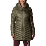 Női Nylon Zöld Columbia Téli Steppelt kabátok akciósan L-es 