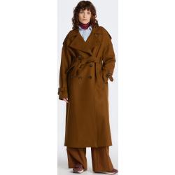 Kabát Gant Wool Blend Trench Coat Barna S