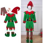 Klasszikus Poliészter Zöld Gyerek ruhák Karácsonyra 4 éveseknek 