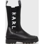 Női Lezser Bőr Fekete Karl Lagerfeld Téli cipők akciósan 35-ös méretben 