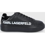Női Gumi Fekete Karl Lagerfeld Tornacipők Fűzős kapoccsal 36-os méretben 