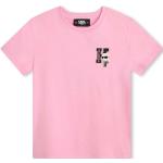 Rózsaszín Karl Lagerfeld Gyerek rövid ujjú pólók 