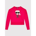 Rózsaszín Karl Lagerfeld Gyerek pulóverek 