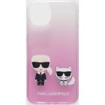 Karl Lagerfeld iPhone 13 Pro telefon tok rózsaszín