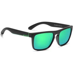 KDEAM napszemüveg polarizált fekete zöld UV400 férfi nõi uniszex