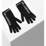 Női Klasszikus Gyapjú Fekete Karl Lagerfeld Téli Kötött kesztyűk M-es 