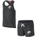KIDS Nike Gym Vitage Tank And Shorts Set Little Girls Grey 728841-060