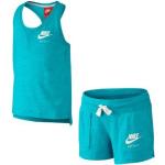 KIDS Nike Gym Vitage Tank And Shorts Set Little Girls turquiose 728841-418