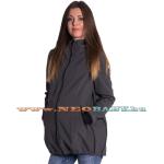 Női Soft shell Sötét szürke árnyalatú Téli Bélelt Softshell kabátok - Vízálló - Szélálló - Lélegző L-es 
