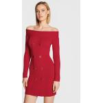 Designer Női Piros Elisabetta Franchi Téli Kötött ruhák akciósan XL-es 