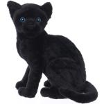 Fekete Plüss cicák 26 cm-es méretben 