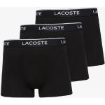 Férfi Fekete Lacoste Lacoste Live Sztreccs boxerek 3 darab / csomag L-es 