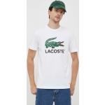 Férfi Fehér Lacoste Lacoste Live Rövid ujjú pólók S-es 