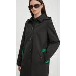 Designer Női Poliészter Fekete Ralph Lauren Béléses Átmeneti & Tavaszi kabátok M-es 