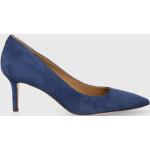 Designer Női Kék Ralph Lauren Tűsarkú cipők - Hegyes orral Szarvasbőr 36-os méretben 