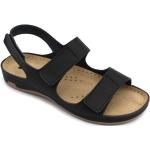 Női Bőr Fekete Nyári Nyári cipők Tépőzáras kapoccsal - max. 3 cm-es sarokkal 41-es méretben 