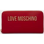 Designer Női Piros Moschino Cipzáras pénztárcák 