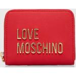 Designer Női Rózsaszín Moschino Cipzáras pénztárcák Fenntartható forrásból 