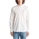 Férfi Klasszikus Fehér Timberland Slim fit ingek Fenntartható forrásból Bio összetevőkből L-es 