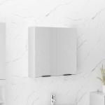 Magasfényű Modern Fa Fehér Fürdőszoba szekrények 