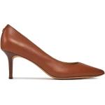 Designer Női Bőr Barna Ralph Lauren Magassarkú cipők akciósan 38-as méretben 