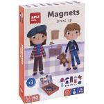 Mágneses készségfejlesztõ készlet, 40 db, APLI Kids Magnets, öltözködés (LCA17557)