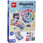 Mágneses készségfejlesztõ készlet, 96 db, APLI Kids Magnets, az órák (LCA18573)