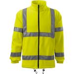 MALFINI Fényvisszaverõ kabát HV Fleece Jacket - Fényvisszaverõ sárga | XL