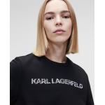 Női Klasszikus Pamut keverék Fekete Karl Lagerfeld Melegítő felsők Fenntartható forrásból Bio összetevőkből S-es 