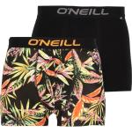 Férfi Trópusi Elasztán Fekete O'Neill Tropical Nyári Sztreccs boxerek 2 darab / csomag L-es 