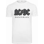 Férfi Lezser Fehér AC/DC Rövid ujjú pólók 