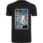 Férfi Lezser Fekete Star Wars Rövid ujjú pólók 