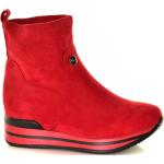 Női Lezser Poliészter Piros Miana Téli Bélelt Téli cipők akciósan 37-es méretben 
