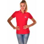 Női Poliészter Piros Miana Téli Galléros pólók XS-es 