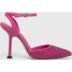 Designer Női Szexi Textil Rózsaszín Michael Kors Tűsarkú cipők 39-es méretben 