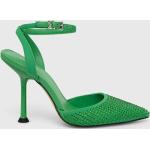 Designer Női Bőr Zöld Michael Kors Tűsarkú cipők - Hegyes orral 36-os méretben 