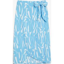 Midi wrap skirt - Blue