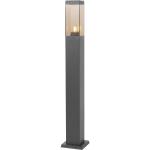 Modern kültéri lámpaoszlop sötétszürke füsttel 80 cm - Malios