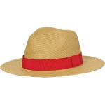 Myrtle Beach Kerek kalap MB6599 - Szalmasárga / piros | S/M