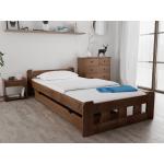 Maxi Drew Naomi magasított ágy 120 x 200 cm, tölgyfa Ágyrács: Ágyrács nélkül, Matrac: Matrac nélkül