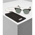 Napszemüveg // Urban classics Sunglasses Crete With Chain black/green