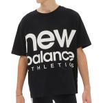 Női Lezser Fekete New Balance Athletics Rövid ujjú pólók akciósan M-es 