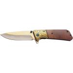Nicolo Outdoor összecsukható kés-Arany/Barna/Mintás KP27817
