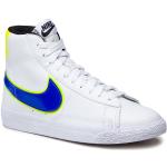 Gyerek Fehér Nike Blazer Mid Téli cipők Fűzős kapoccsal 