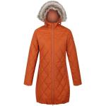 Női Puplin Narancssárga Regatta Téli Béléses Steppelt kabátok akciósan XXS-es 