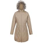 Női Puplin Bézs Regatta Téli Béléses Steppelt kabátok akciósan XL-es 