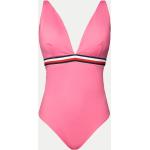 Női Rózsaszín Tommy Hilfiger Nyári Egyrészes fürdőruhák akciósan XL-es 